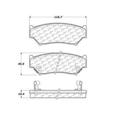 Disc Brake Pad Set CE 300.05560