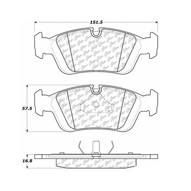 Disc Brake Pad Set CE 300.05580