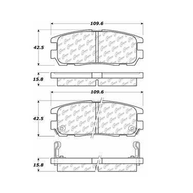 Disc Brake Pad Set CE 300.05800