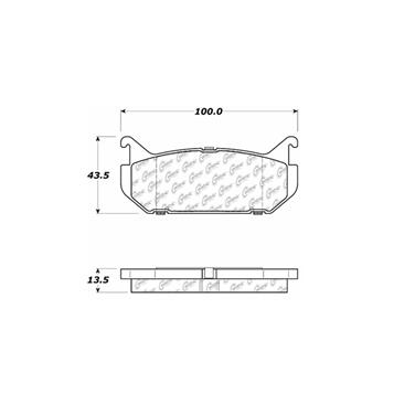 Disc Brake Pad Set CE 300.05840