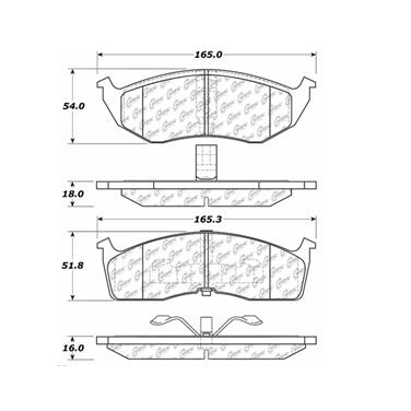 Disc Brake Pad Set CE 300.05910