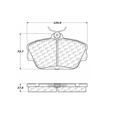 Disc Brake Pad Set CE 300.05980