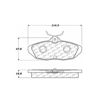 Disc Brake Pad Set CE 300.05990