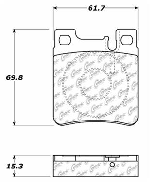 Disc Brake Pad Set CE 300.06030