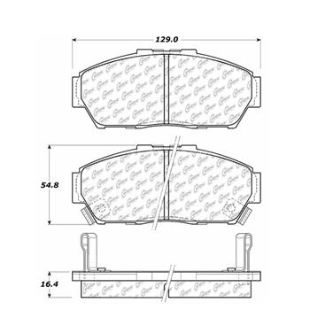 Disc Brake Pad Set CE 300.06170