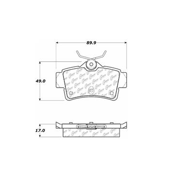 Disc Brake Pad Set CE 300.06270