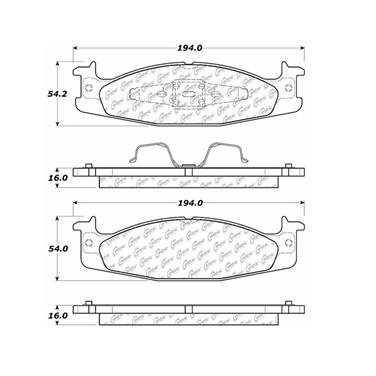 Disc Brake Pad Set CE 300.06320