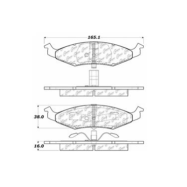 Disc Brake Pad Set CE 300.06330