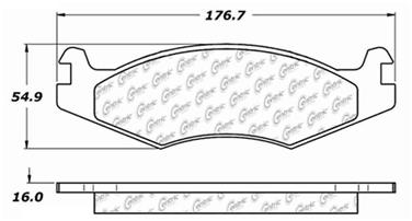 Disc Brake Pad Set CE 300.06510