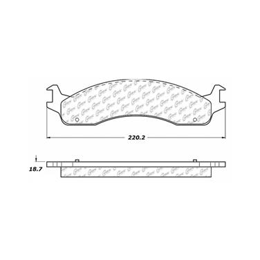 Disc Brake Pad Set CE 300.06550