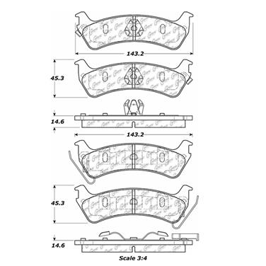 Disc Brake Pad Set CE 300.06660