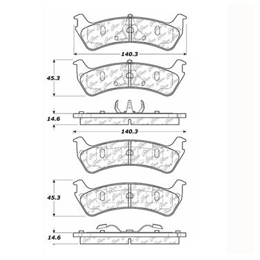 Disc Brake Pad Set CE 300.06670