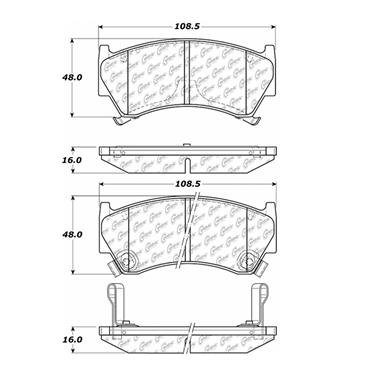 Disc Brake Pad Set CE 300.06680