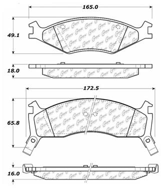 Disc Brake Pad Set CE 300.06700