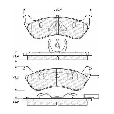 Disc Brake Pad Set CE 300.06740