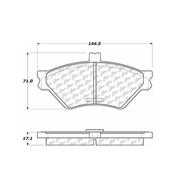 Disc Brake Pad Set CE 300.06780