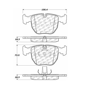 Disc Brake Pad Set CE 300.06810