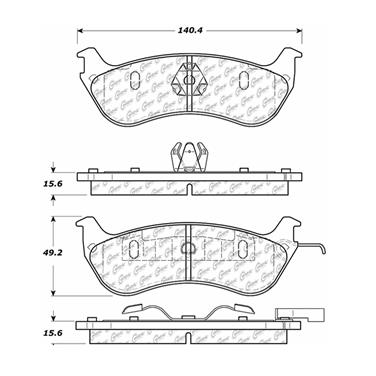 Disc Brake Pad Set CE 300.06900