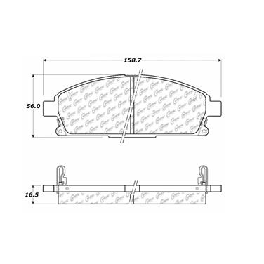 Disc Brake Pad Set CE 300.06910