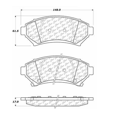 Disc Brake Pad Set CE 300.06990