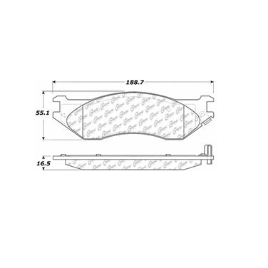 Disc Brake Pad Set CE 300.07020