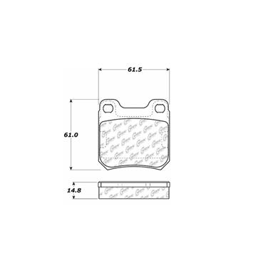 Disc Brake Pad Set CE 300.07090