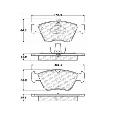 Disc Brake Pad Set CE 300.07100