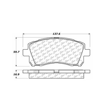 Disc Brake Pad Set CE 300.07210