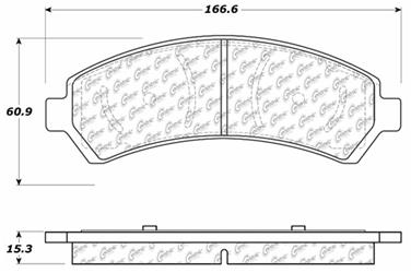 Disc Brake Pad Set CE 300.07260