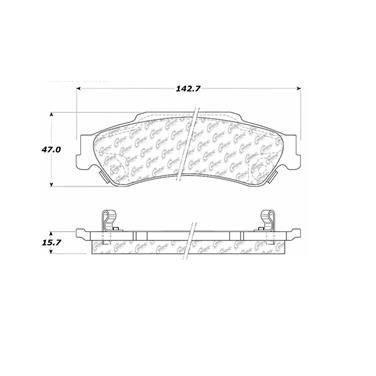 Disc Brake Pad Set CE 300.07290