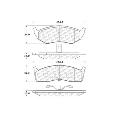 Disc Brake Pad Set CE 300.07300