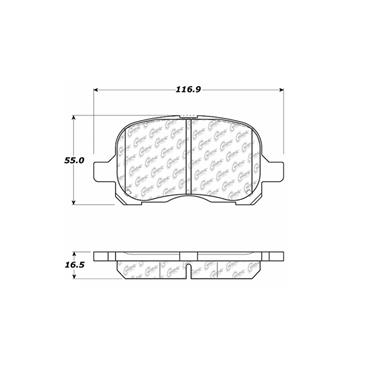 Disc Brake Pad Set CE 300.07410