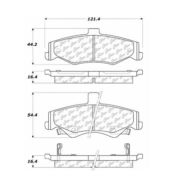 Disc Brake Pad Set CE 300.07500