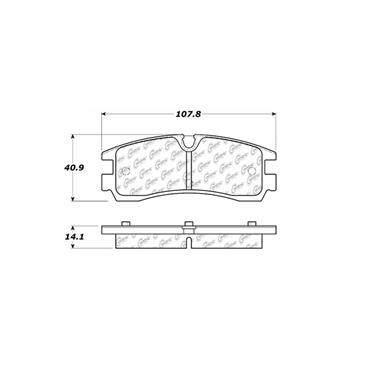 Disc Brake Pad Set CE 300.07540