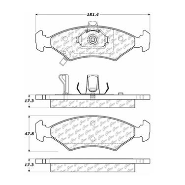 Disc Brake Pad Set CE 300.07660