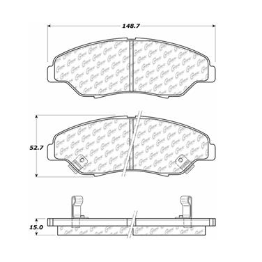 Disc Brake Pad Set CE 300.07740