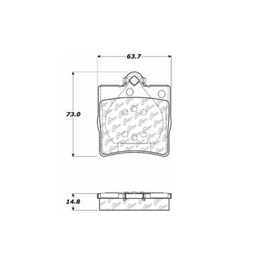 Disc Brake Pad Set CE 300.07790