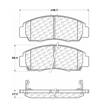 Disc Brake Pad Set CE 300.07870