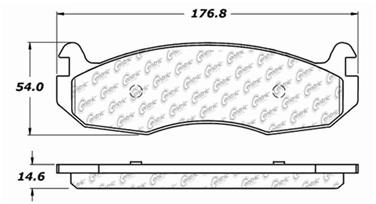 Disc Brake Pad Set CE 300.07880