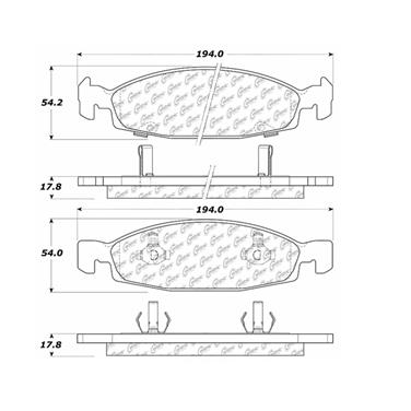 Disc Brake Pad Set CE 300.07900