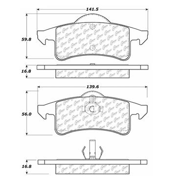 Disc Brake Pad Set CE 300.07910