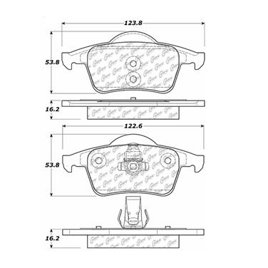 Disc Brake Pad Set CE 300.07950