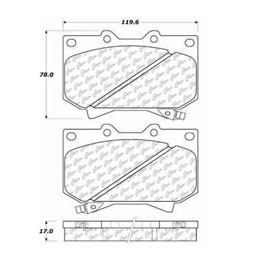 Disc Brake Pad Set CE 300.08120