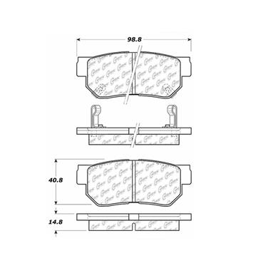 Disc Brake Pad Set CE 300.08130