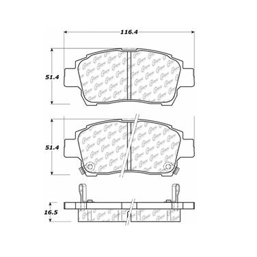 Disc Brake Pad Set CE 300.08220