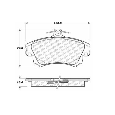 Disc Brake Pad Set CE 300.08370