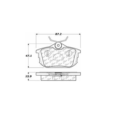 Disc Brake Pad Set CE 300.08380