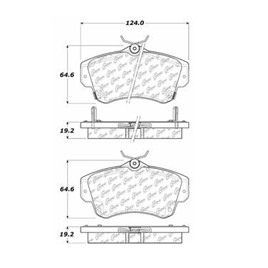 Disc Brake Pad Set CE 300.08410