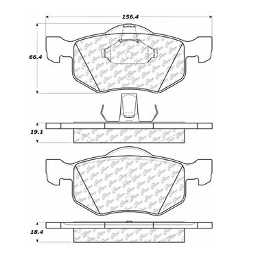 Disc Brake Pad Set CE 300.08430