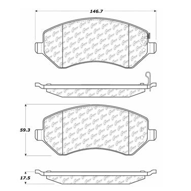 Disc Brake Pad Set CE 300.08560